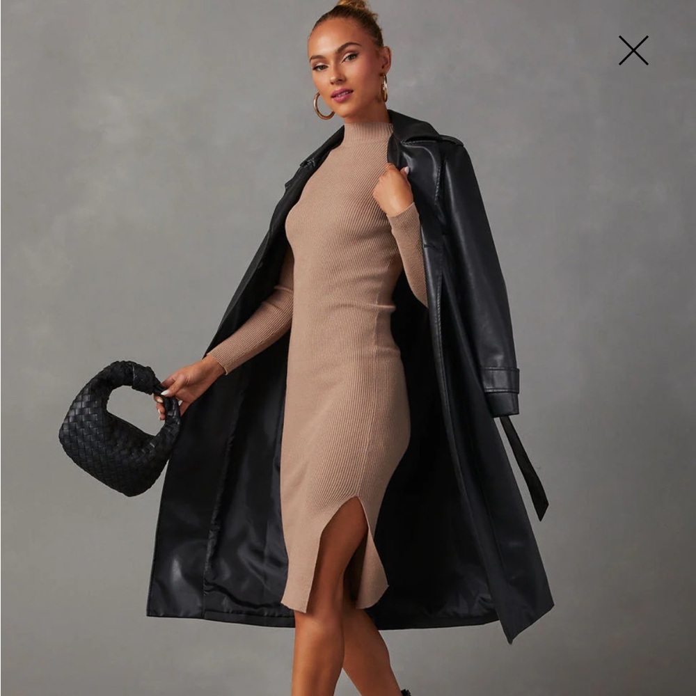 Vici Tan Midi Dress